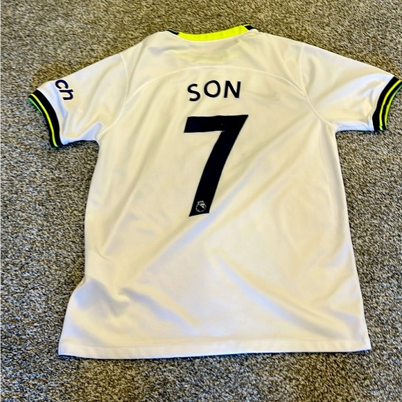 Heung Min Son Nike Tottenham Spurs 2022-2023 Home Jersey White - Picture 3 of 3